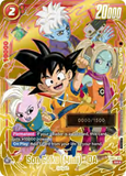 Card Keychain - Dragon Ball - Son Goku (Mini): DA Character Secret Rare / Alt Art (SR+) FB04-012