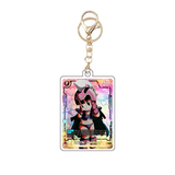 Card Keychain - Dragon Ball - Chi-Chi : Childhood Character Super Rare Plus, foil, alt art FB01-001