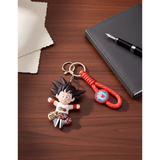 3D PVC Figure Keychain - Dragon Ball Z - Chibi Goku Camo Outfit
