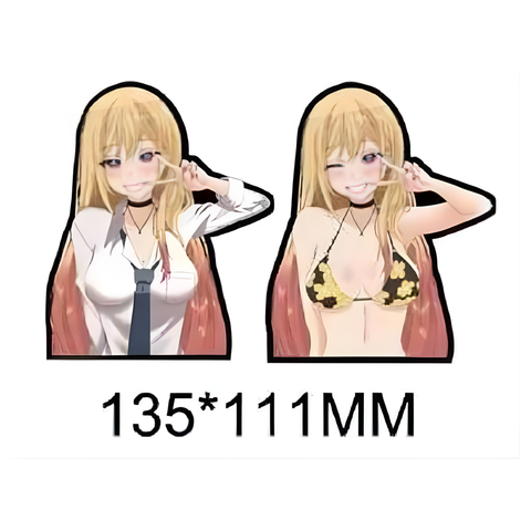 3D Lenticular Sticker - My Dress-Up Darling - Marin Kitagawa