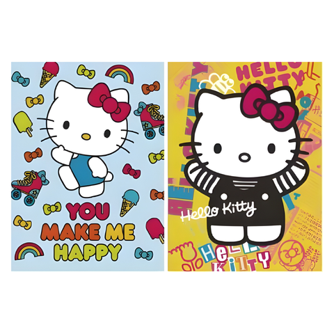 3D Lenticular Poster 12"x16" - Sanrio - Hello Kitty You Make Me Happy & Classic Design