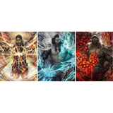 3D Lenticular Poster 12x16 - Attack on Titan - Attack Titan, Female Titan, Beast Titan