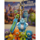 3D PVC Figure Keychain - Monsters Inc - Sulley Letterman Jacket