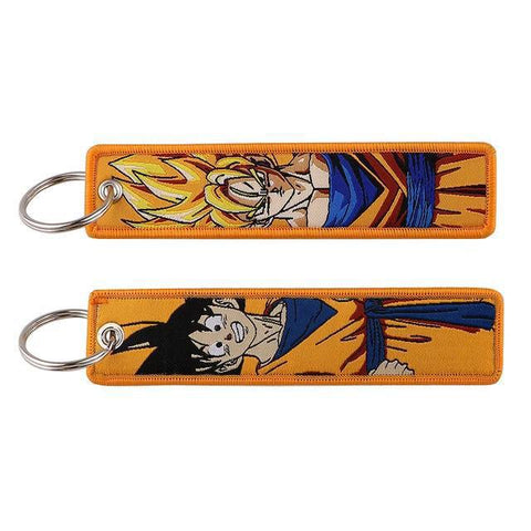 Embroidery Keychain - Dragon Ball - Goku Super Saiyan