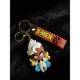 3D PVC Figure Keychain - X-Men - Storm White Suit Lightning