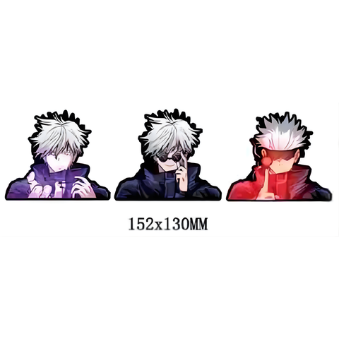 3D Lenticular Sticker - Jujutsu Kaisen - Satoru Gojo with Blindfold and Cursed Technique Poses Copy
