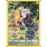 Card Keychain - Pokémon - Pikachu basic Trainer Gallery with Akari
