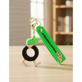 3D PVC Figure Keychain - Italian Brainrot - Gommy Frog Walking Tire