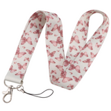 Lanyard - Pink Butterflies