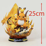 Statue & Figure - Pokemon - Pichu, Pikachu & Raichu Evolution Statue