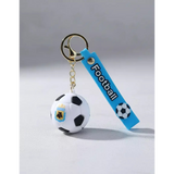 3D PVC Figure Keychain - Football Club - AFA Logo Soccer Ball