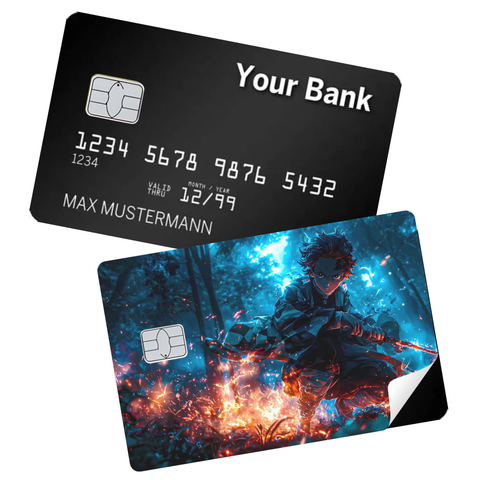 Credit Card Skin Sticker - Demon Slayer - Tanjiro Kamado