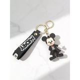 3D PVC Figure Keychain - Mickey & Friends - Mickey Mouse In A Black Suit