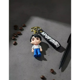 3D PVC Figure Keychain - KPop Demon Hunters - Jin Casual Outfit