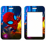 ID Card Badge Holder - Marvel - Chibi Spider-Man Swinging Through City