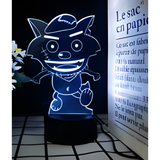 3D LED Night Light - Pleasant Goat and Big Big Wolf - Big Big Wolf