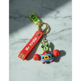3D PVC Figure Keychain - SpongeBob SquarePants - Mr Krabs Classic Outfit Variant 2