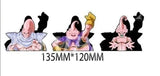 3D Lenticular Sticker - Dragon Ball - Majin Buu Fat Super Kid Three Forms