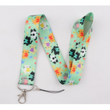 Lanyard - Cartoon Cats and Flowers