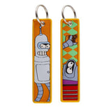 Embroidery Keychain - Futurama - Bender