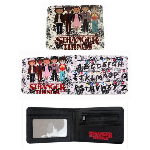 Short Wallet - Stanger Things - Group (Flowers)