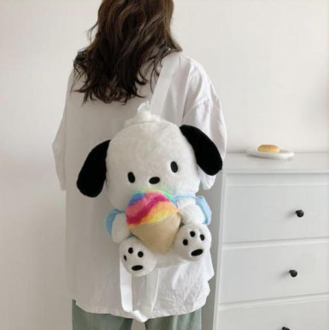 Plush Backpack - Sanrio - Pochacco - 33cm