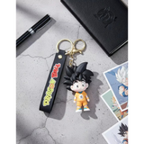 3D PVC Figure Keychain - Dragon Ball Z - Chibi Goku Orange Outfit