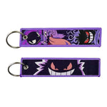 Embroidery Keychain - Pokémon - Gengar Evolutions