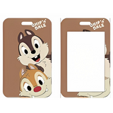 ID Card Badge Holder - Disney - Chip 'n' Dale Peeking Brown Card