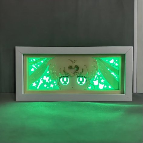 3D Paper Carving Light Lamp - Sailor Moon