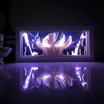 3D Paper Carving Light Lamp - Dragon Ball Z - Goku Ultra Instinct