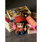 3D PVC Figure Keychain - X-Men - Gambit Staff Energy