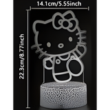 3D LED Night Light - Sanrio - Hello Kitty