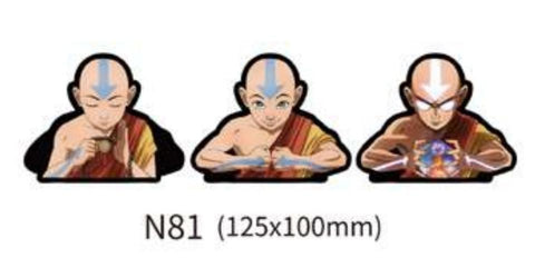 3D Lenticular Sticker - Avatar The Last Airbender - Aang Meditation & Elemental Energy