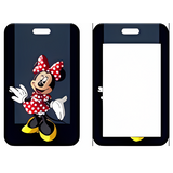 ID Card Badge Holder - Mickey & Friends - Minnie Mouse Red Polka Dot Dress (Style 3)