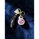 3D PVC Figure Keychain - Star Wars - Bb-8 Purple Variant