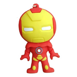 3D PVC Figure Keychain - Marvel - Chibi Iron Man Standing Variant 2