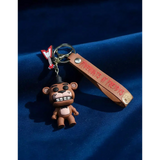 3D PVC Figure Keychain - Five Nights at Freddy's - Freddy Fazbear With Guitar Charm