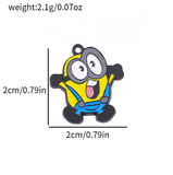 Bracelet Charm - Minions - Minion in blue overalls waving