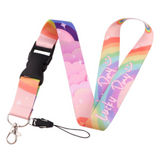 Lanyard - Rainbow Clouds and "Lucky Day"
