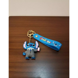 3D PVC Figure Keychain - Lilo & Stitch - Stitch Holding Phone In Suit