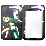 ID Card Badge Holder - Hunter x Hunter - Gon And Killua Dynamic Black Background