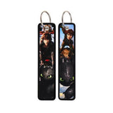Embroidery Keychain - How to Train Your Dragon - Hiccup & Toothless