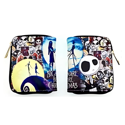 Zippered Short Wallet - The Nightmare Before Christmas