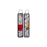 Peanuts Snoopy, Woodstock, Charlie Brown embroidery keychain