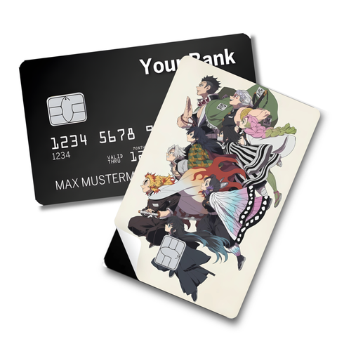 Credit Card Skin Sticker - Demon Slayer - Hashira in Ascending Formation