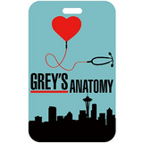 ID Card Badge Holder - Grey's Anatomy - Logo With Heart Stethoscope