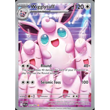 Card Keychain - Pokémon - Wigglytuff Stage 1 Pokémon Illustration rare