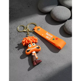 3D PVC Figure Keychain - Intensamente - Fear Nervous