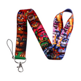 Lanyard - Five Nights at Freddy's - Characters (Colorful Animatronics Pattern)